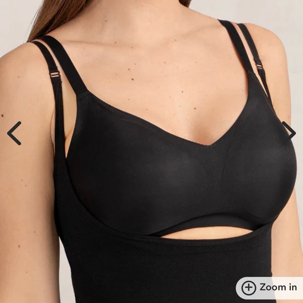 Shapermint Essentials Open Bust Bodysuit Shaper Short